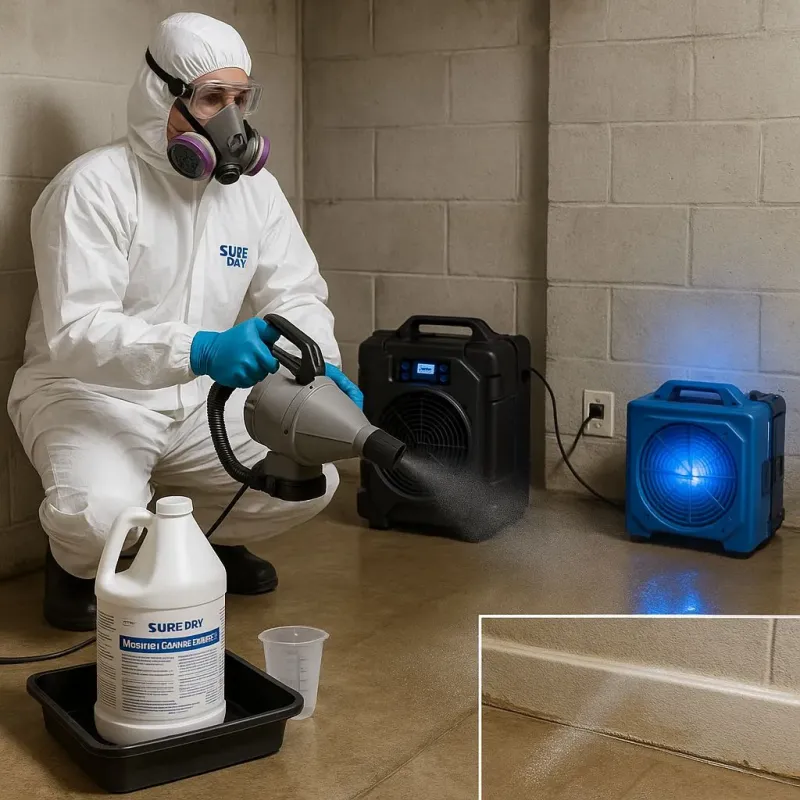Sanitization and Odor Removal process in Sixmile Run, NJ