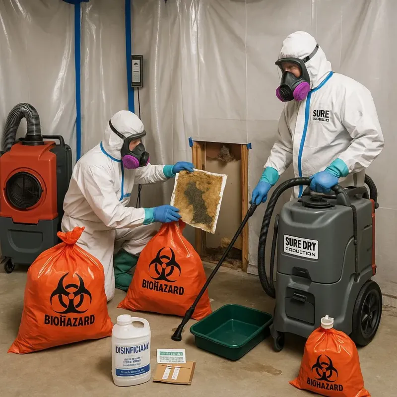 Contaminated Water Handling Protocols process in Sixmile Run, NJ